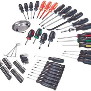 mastercraft screwdriver driver and bit set 100 pieces