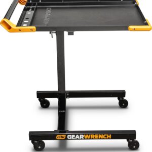 gearwrench adjustable height mobile work table 35 to 48"