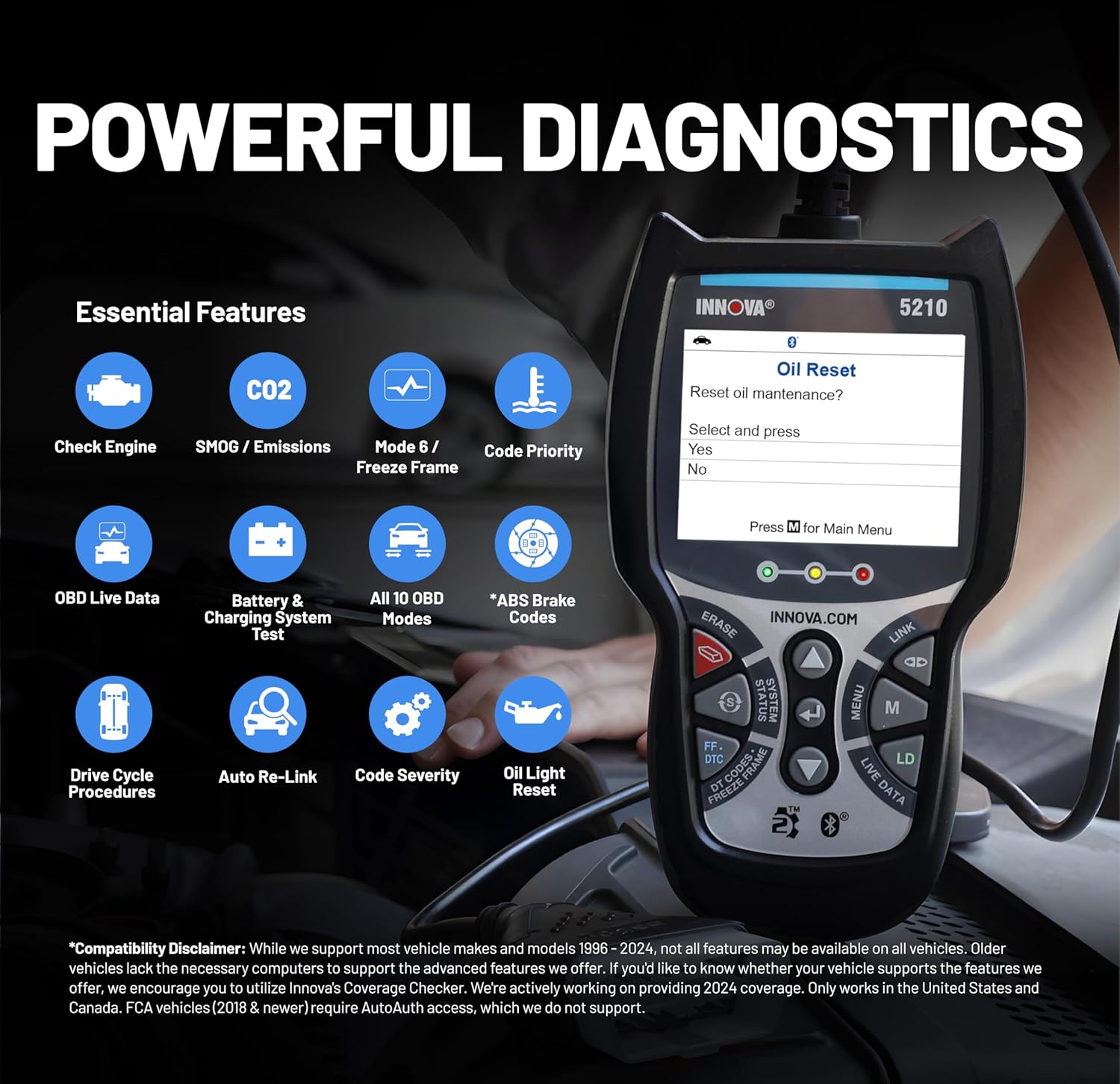 innova 5210 obd2 scanner & engine code reader innova 5210 obd2 scanner & engine code reader