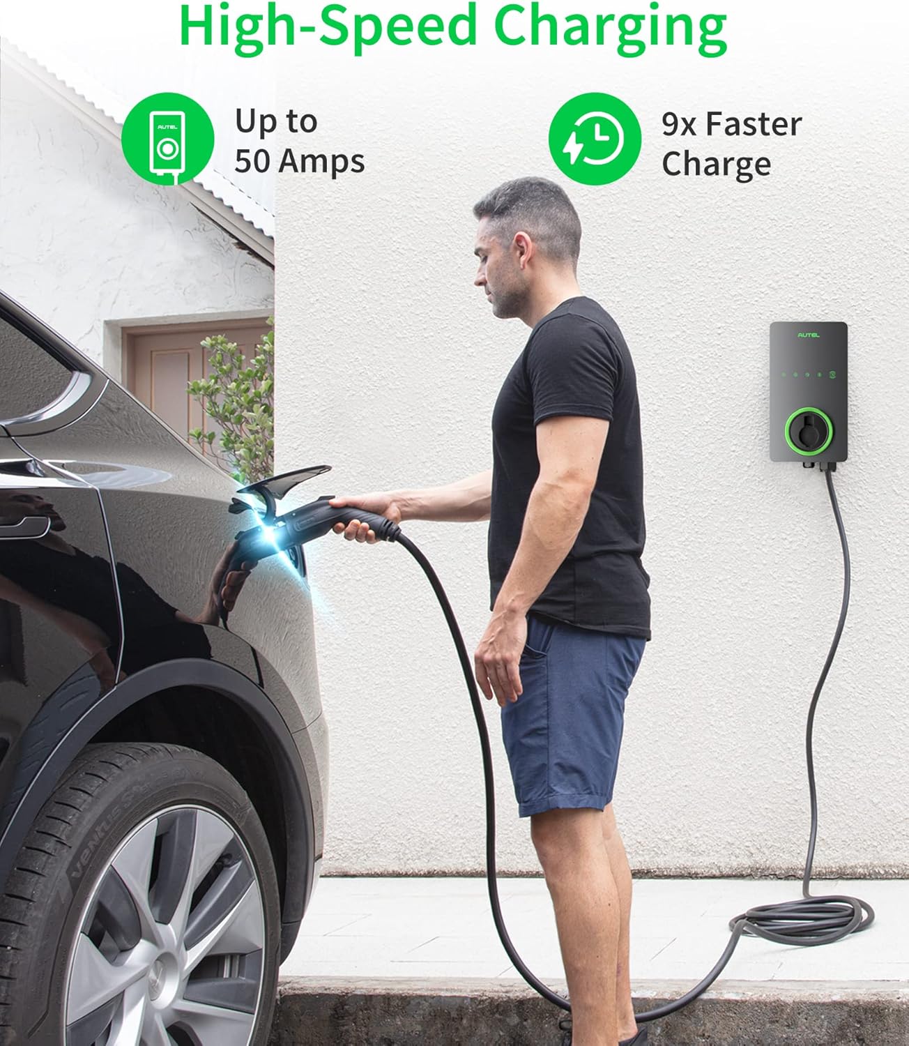 autel level 2 ev charger 50 amp home smart ai electric vehicle (ev) charger autel level 2 ev charger 50 amp home smart ai electric vehicle (ev) charger