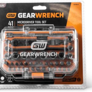 gearwrench 41 piece 1/4" drive ratchet microdriver set